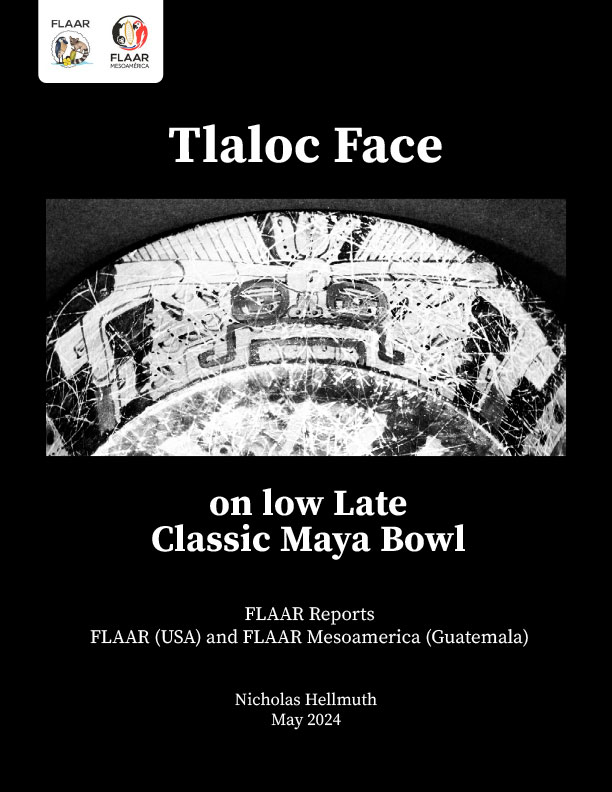 Tlaloc Face on low Late Classic Bowl May 2024 NH